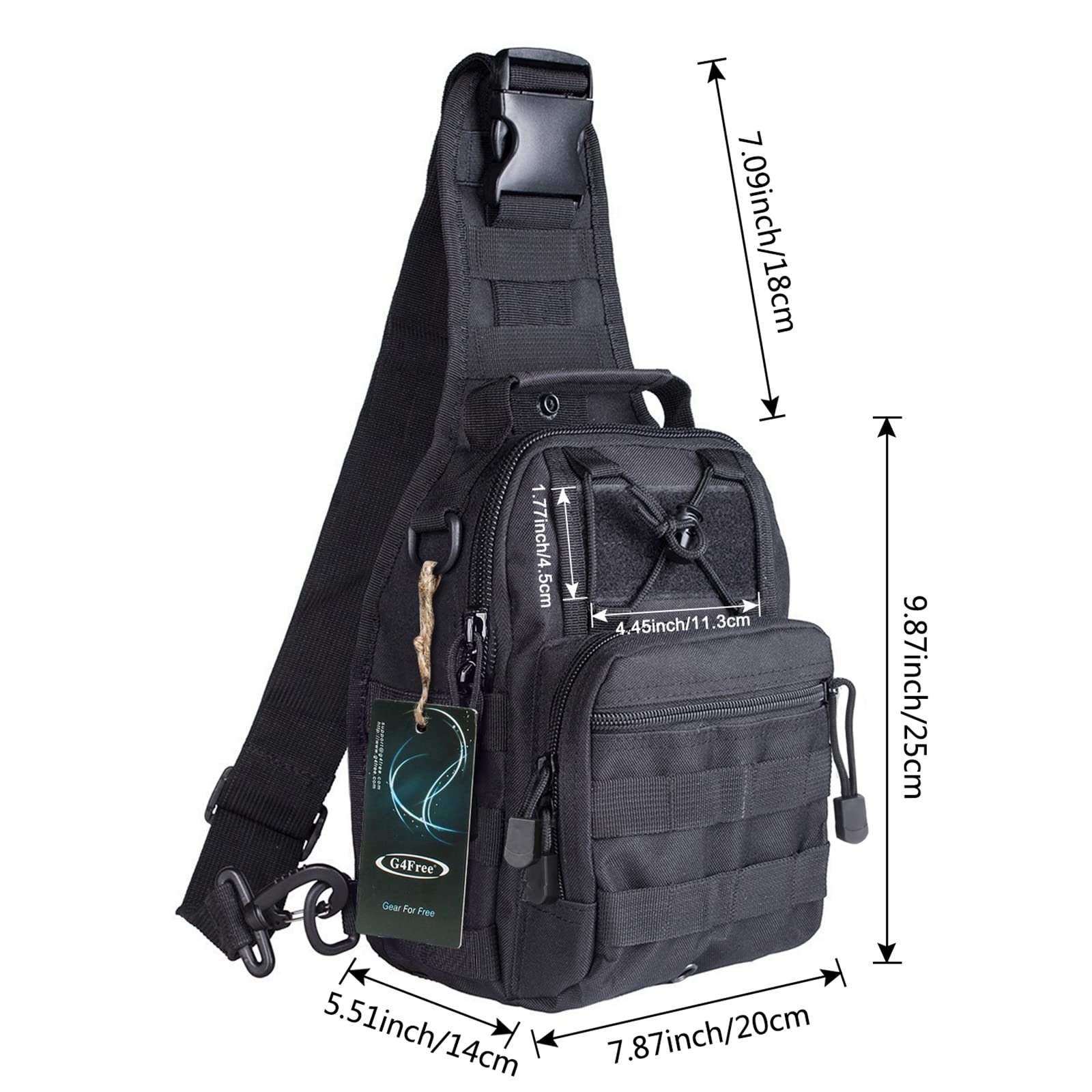 Foto 3 pulgar | Mochila Táctica G4free, Bolsa Deportiva Militar Para Exteriores, 7 Litros - Venta Internacional.