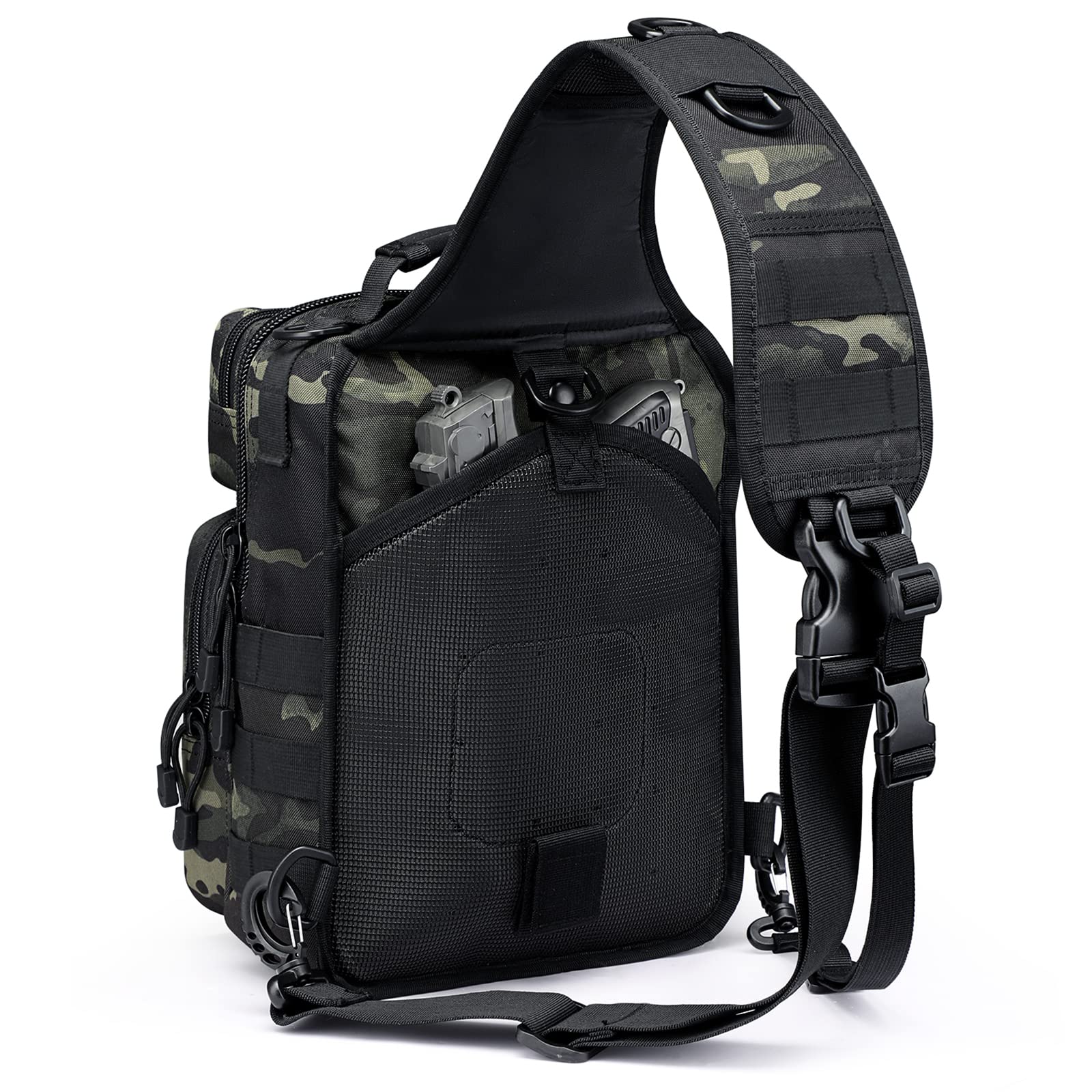 Foto 4 pulgar | Mochila Bandolera G4free Tactical Military Rover 12 L Negra - Venta Internacional.