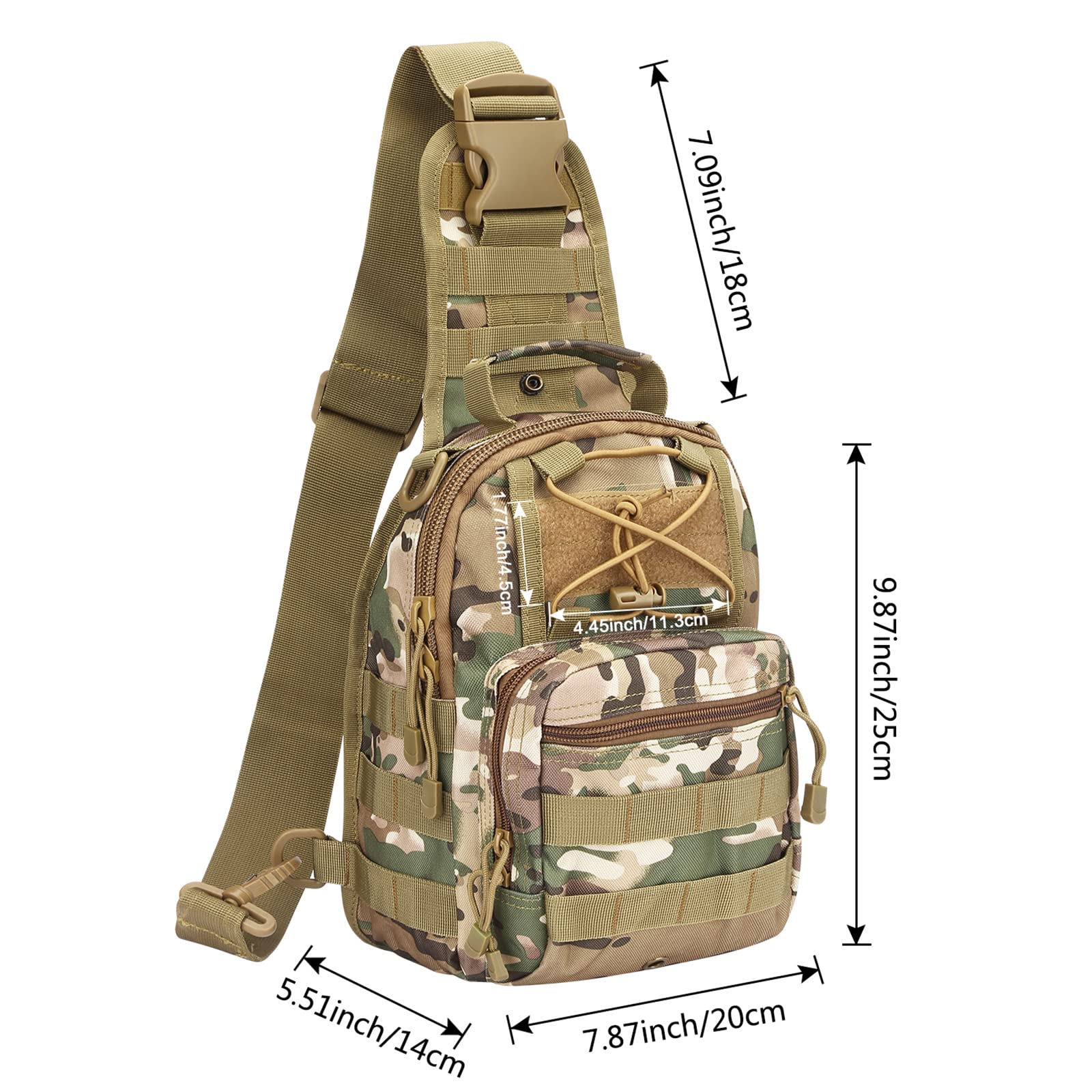 Foto 6 pulgar | Mochila Táctica G4free, Bolsa Deportiva Militar Para Exteriores, 7 Litros - Venta Internacional.