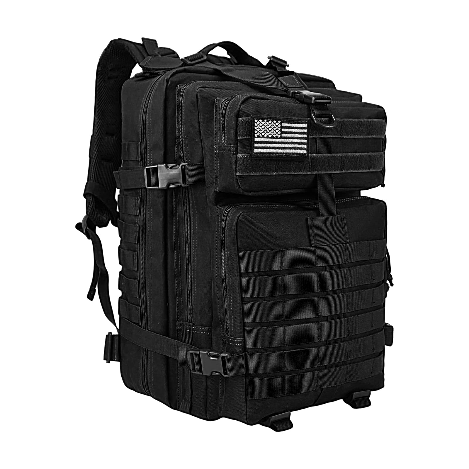 Foto 2 pulgar | Mochila Táctica Wolt 45l Military Molle Para Hombre Negra - Venta Internacional.
