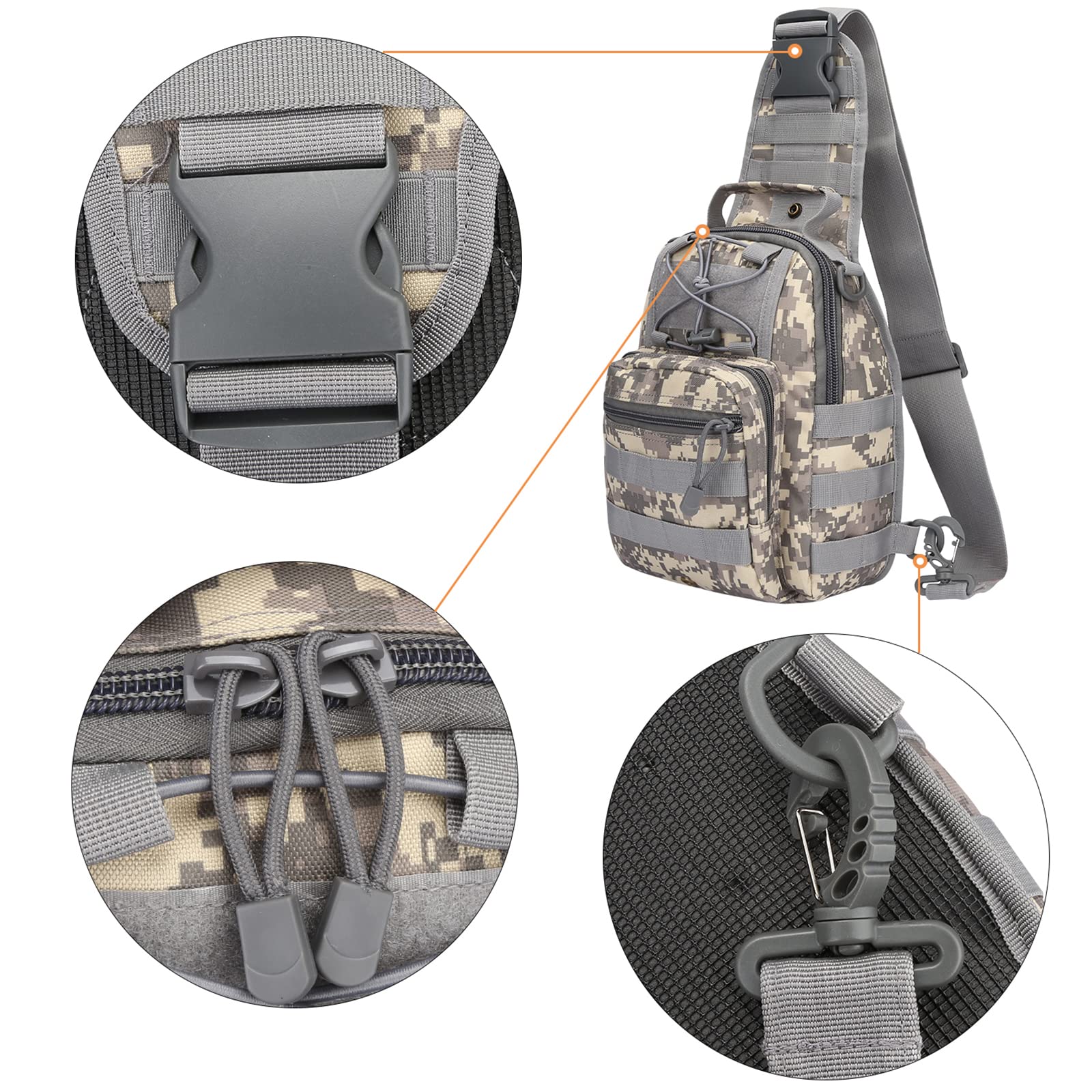 Foto 6 pulgar | Mochila Táctica G4free, Bolsa Deportiva Militar Para Exteriores, 7 Litros - Venta Internacional.