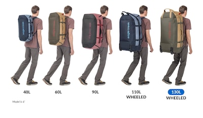 Foto 7 | Bolsa De Viaje Con Ruedas Eagle Creek Cargo Hauler, 130 L, Color Carbón - Venta Internacional.