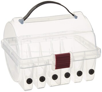 Foto 1 | Caja De Carretes Plano 108700 De Leader, Transparente Y Negra - Venta Internacional.