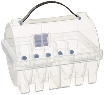 Foto 2 | Caja De Carretes Plano 108700 De Leader, Transparente Y Negra - Venta Internacional.