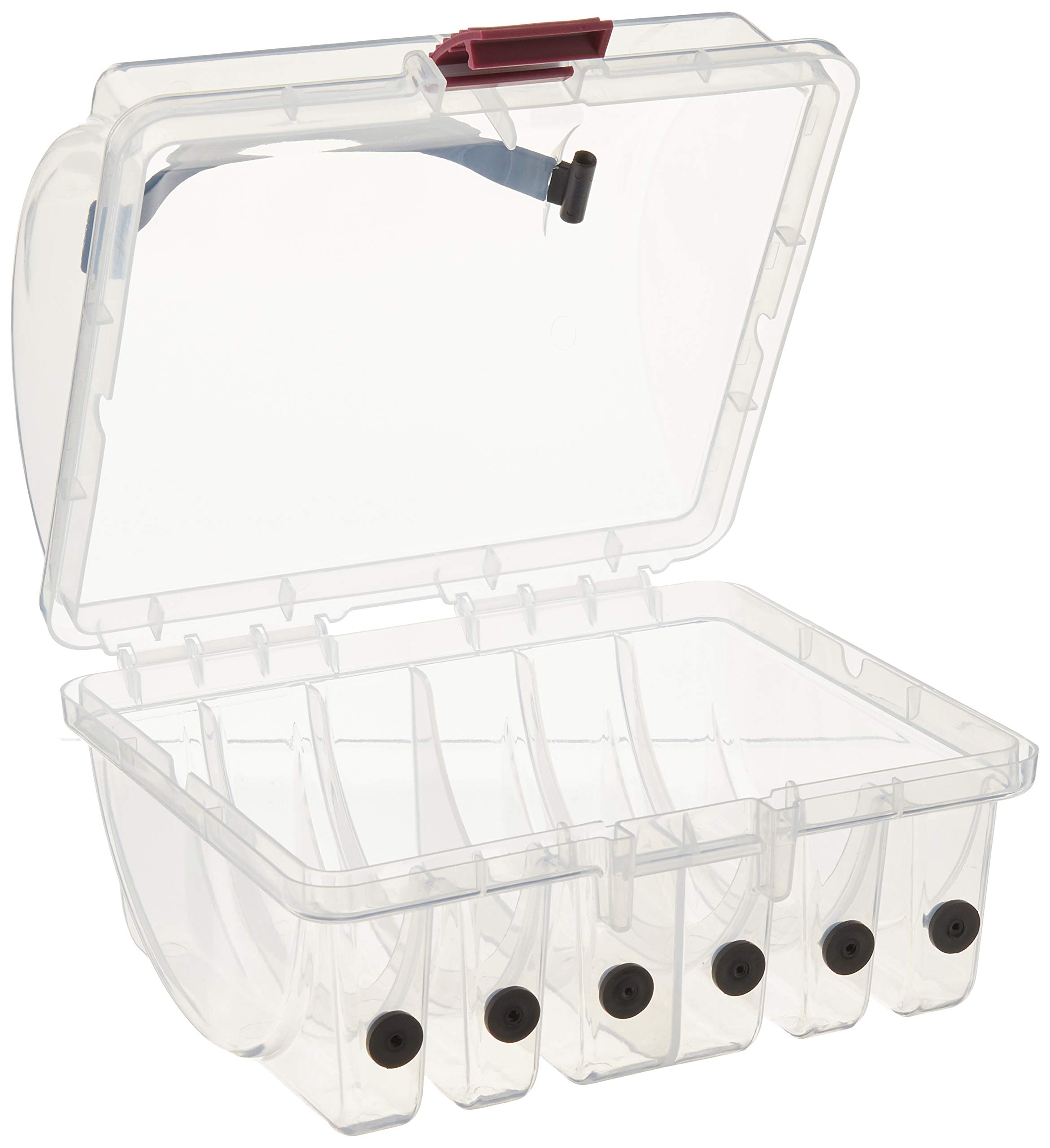 Foto 4 | Caja De Carretes Plano 108700 De Leader, Transparente Y Negra - Venta Internacional.