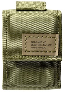 Foto 2 | Set De Regalo Zippo, Encendedor A Prueba De Viento, Negro Craquelado, Con Bolsa Verde Od - Venta Internacional.