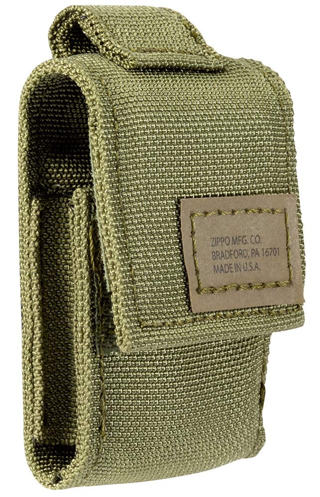 Foto 4 pulgar | Set De Regalo Zippo, Encendedor A Prueba De Viento, Negro Craquelado, Con Bolsa Verde Od - Venta Internacional.