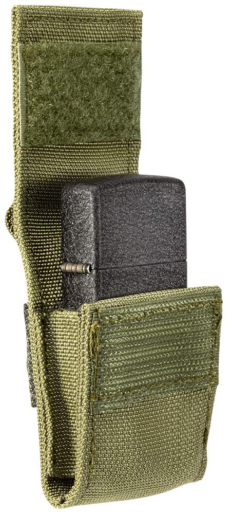 Foto 5 pulgar | Set De Regalo Zippo, Encendedor A Prueba De Viento, Negro Craquelado, Con Bolsa Verde Od - Venta Internacional.