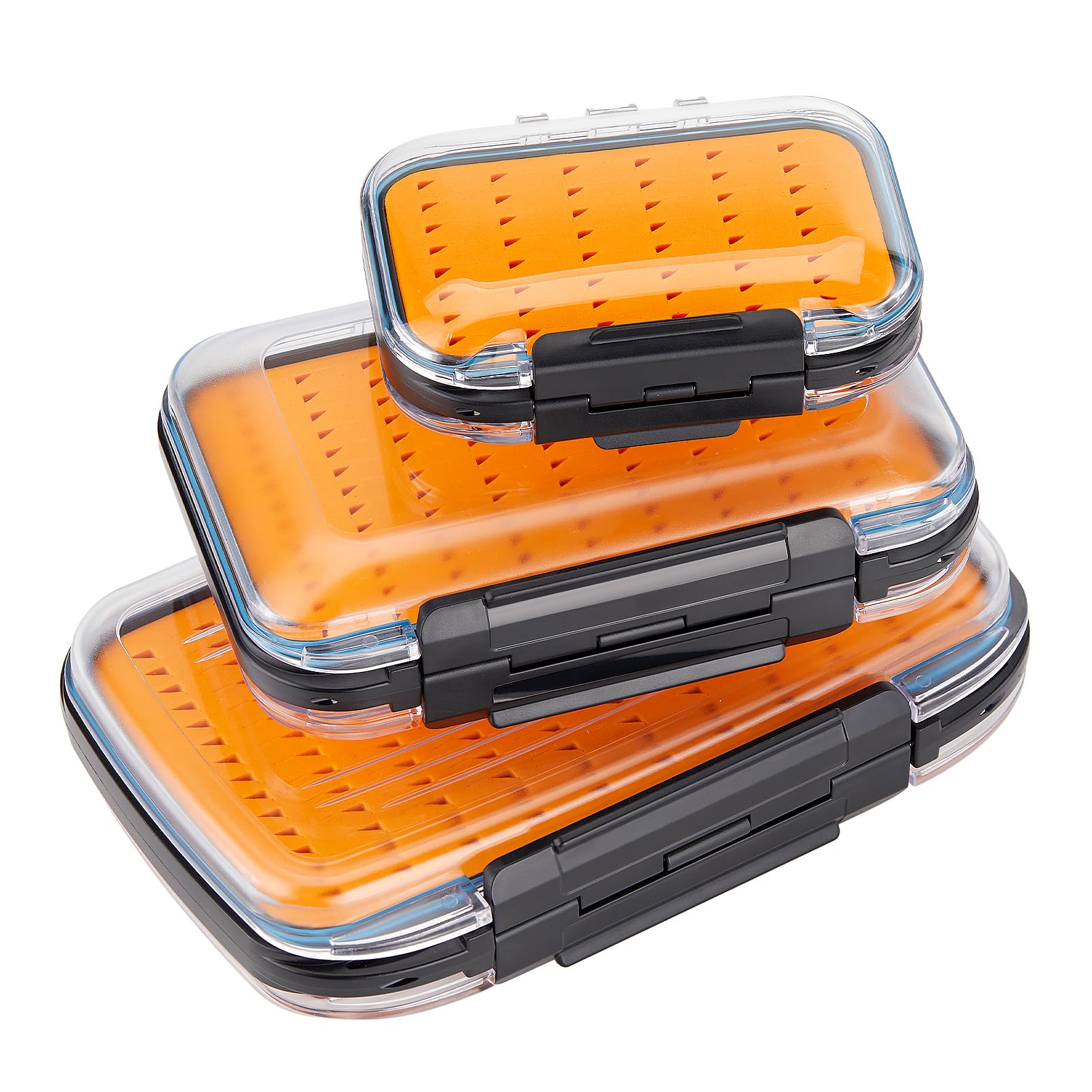 Cajas De Pesca Con Mosca Gonex Impermeables Y Ligeras, Color Naranja - Venta Internacional. $758