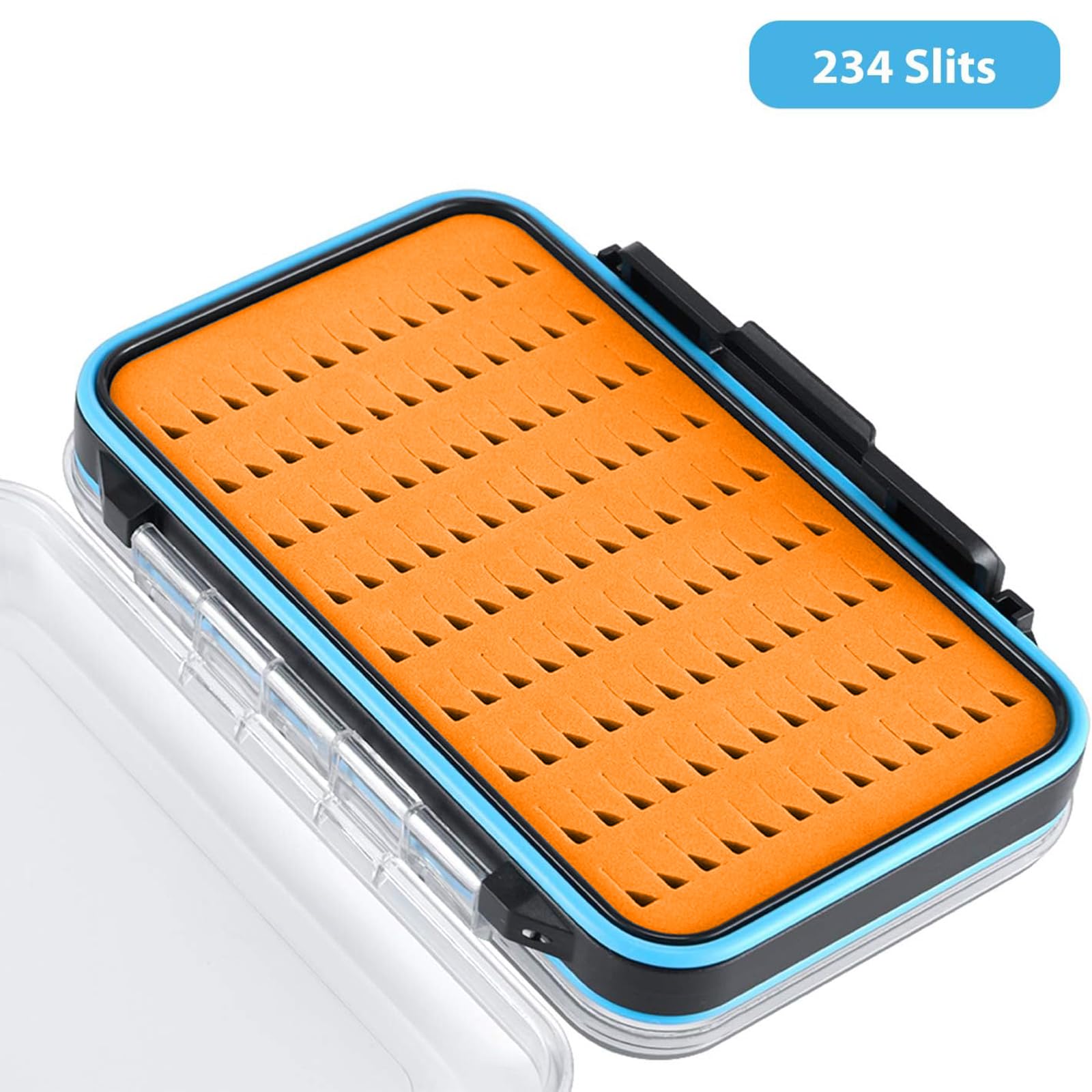 Foto 4 pulgar | Cajas De Pesca Con Mosca Gonex Impermeables Y Ligeras, Color Naranja - Venta Internacional.