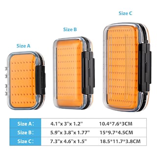 Foto 5 | Cajas De Pesca Con Mosca Gonex Impermeables Y Ligeras, Color Naranja - Venta Internacional.