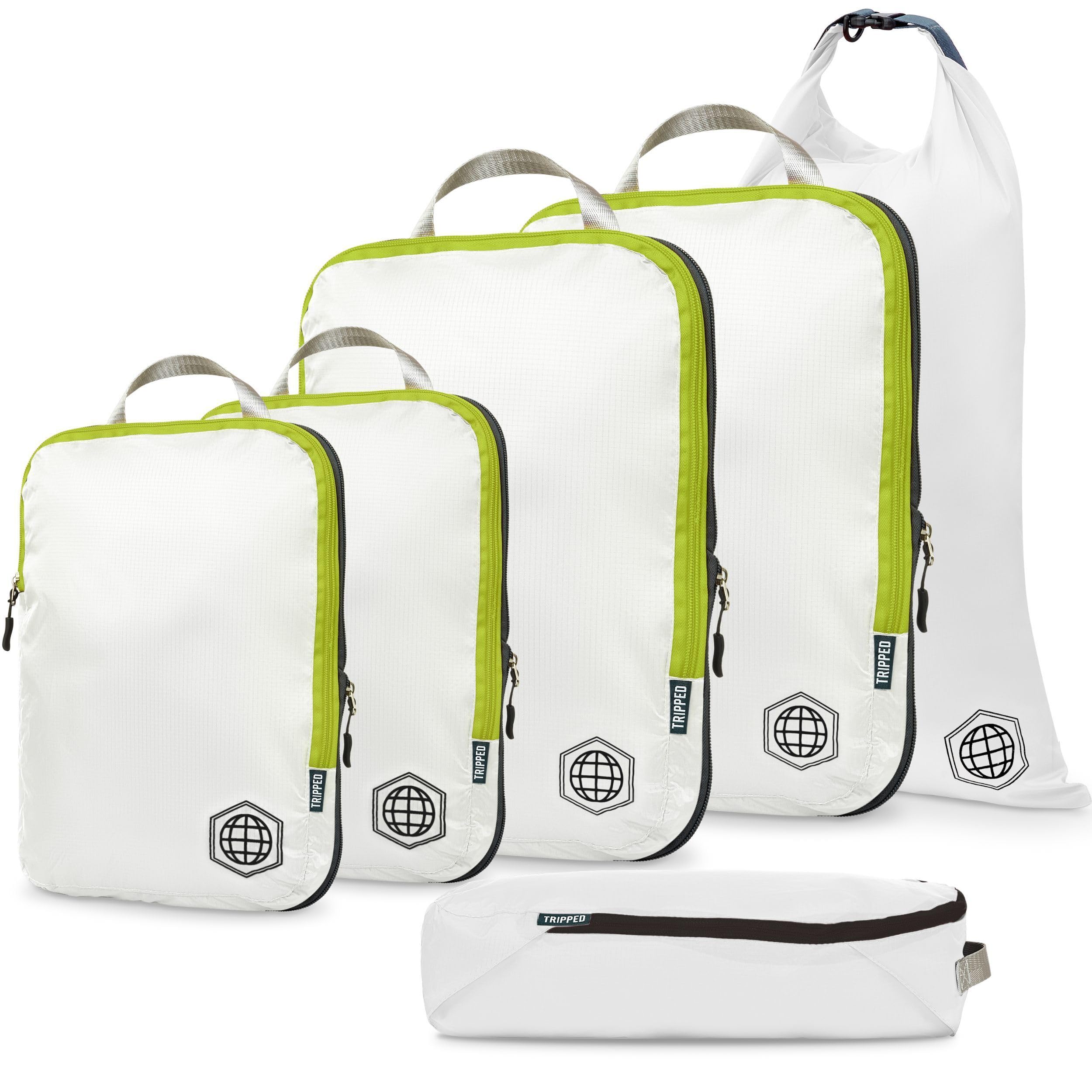 Foto 1 | Juego De 6 Piezas Con Cubos De Embalaje De Compresión Tripped Travel Gear - Venta Internacional.