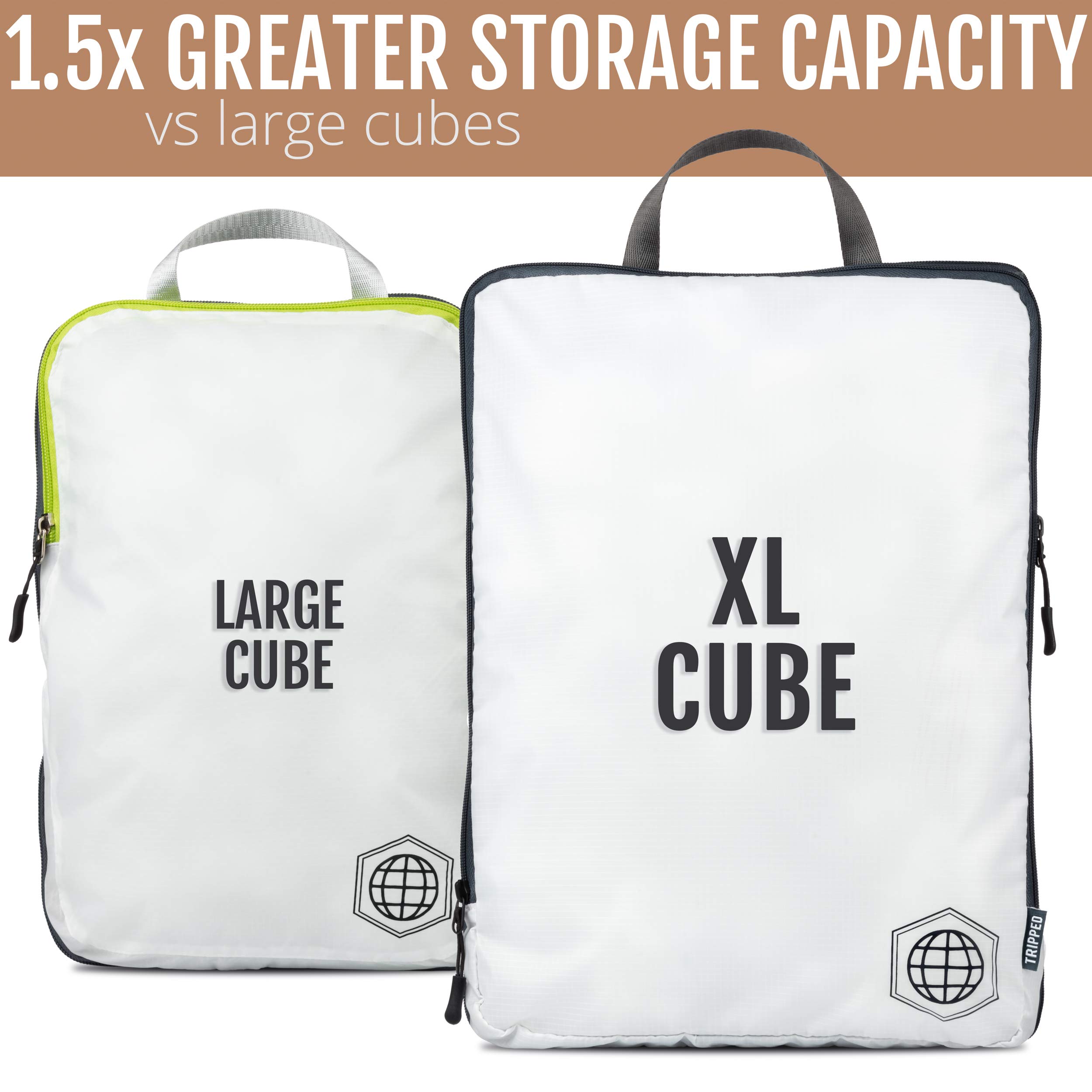 Foto 5 | Juego De Cubos De Embalaje Por Compresión Tripped Travel Gear, 6 Piezas - Venta Internacional.