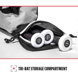 Foto 3 | Bolsa Para Bates De Béisbol Franklin Sports Youth, Gris, Con Capacidad Para 3 Bates - Venta Internacional.