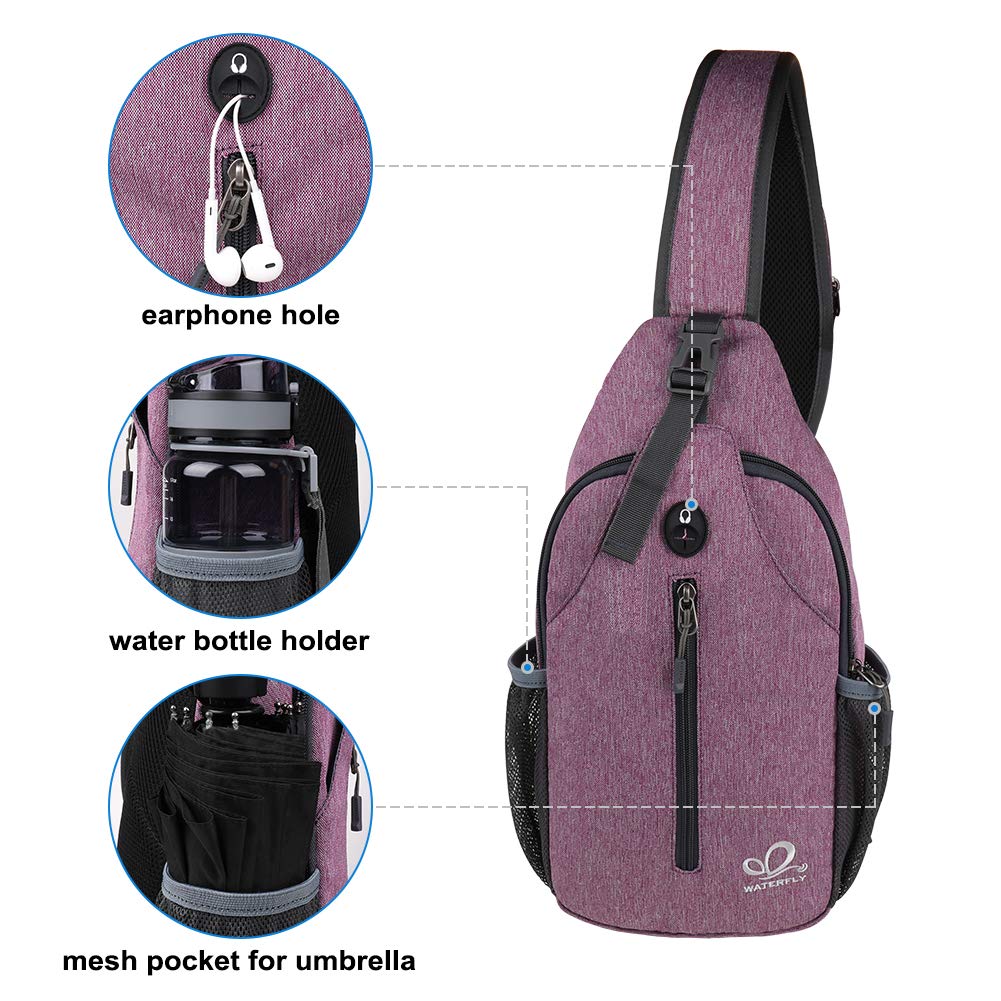 Foto 6 pulgar | Mochila Bandolera Waterfly, Bolsa De Pecho Para Viajes Y Senderismo - Venta Internacional.