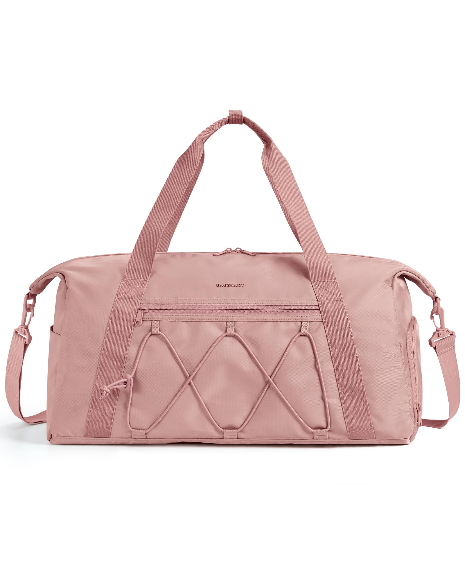 Foto 2 pulgar | Bolsa De Gimnasio Bagsmart Con Compartimento Para Zapatos, Resistente Al Agua, Rosa - Venta Internacional.