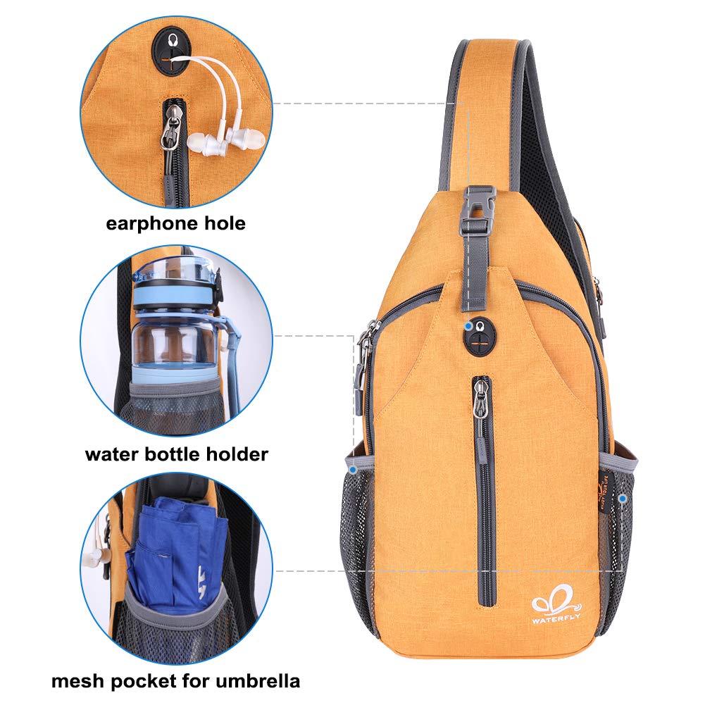 Foto 2 | Mochila Bandolera Waterfly, Bolsa De Pecho Para Viajes Y Senderismo - Venta Internacional.