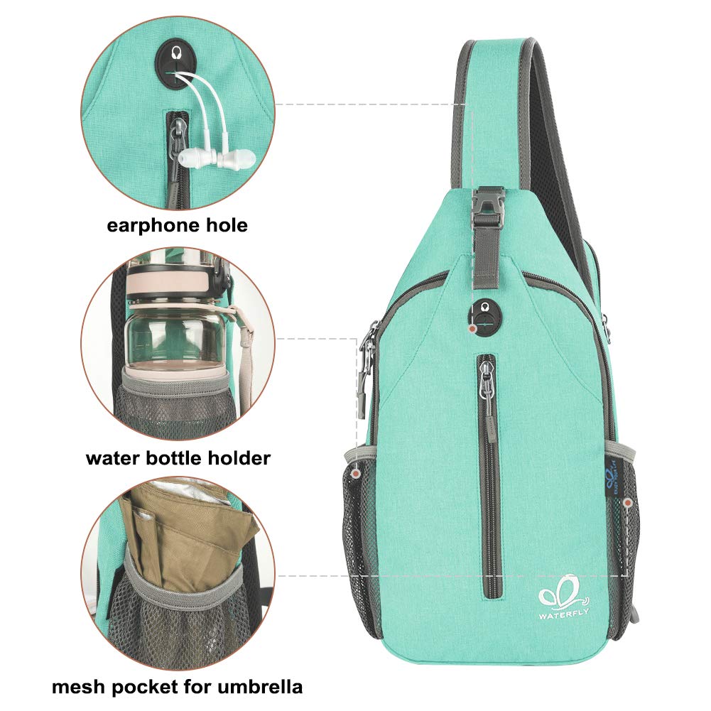 Foto 2 | Mochila Bandolera Waterfly, Bolsa De Pecho Para Viajes Y Senderismo - Venta Internacional.