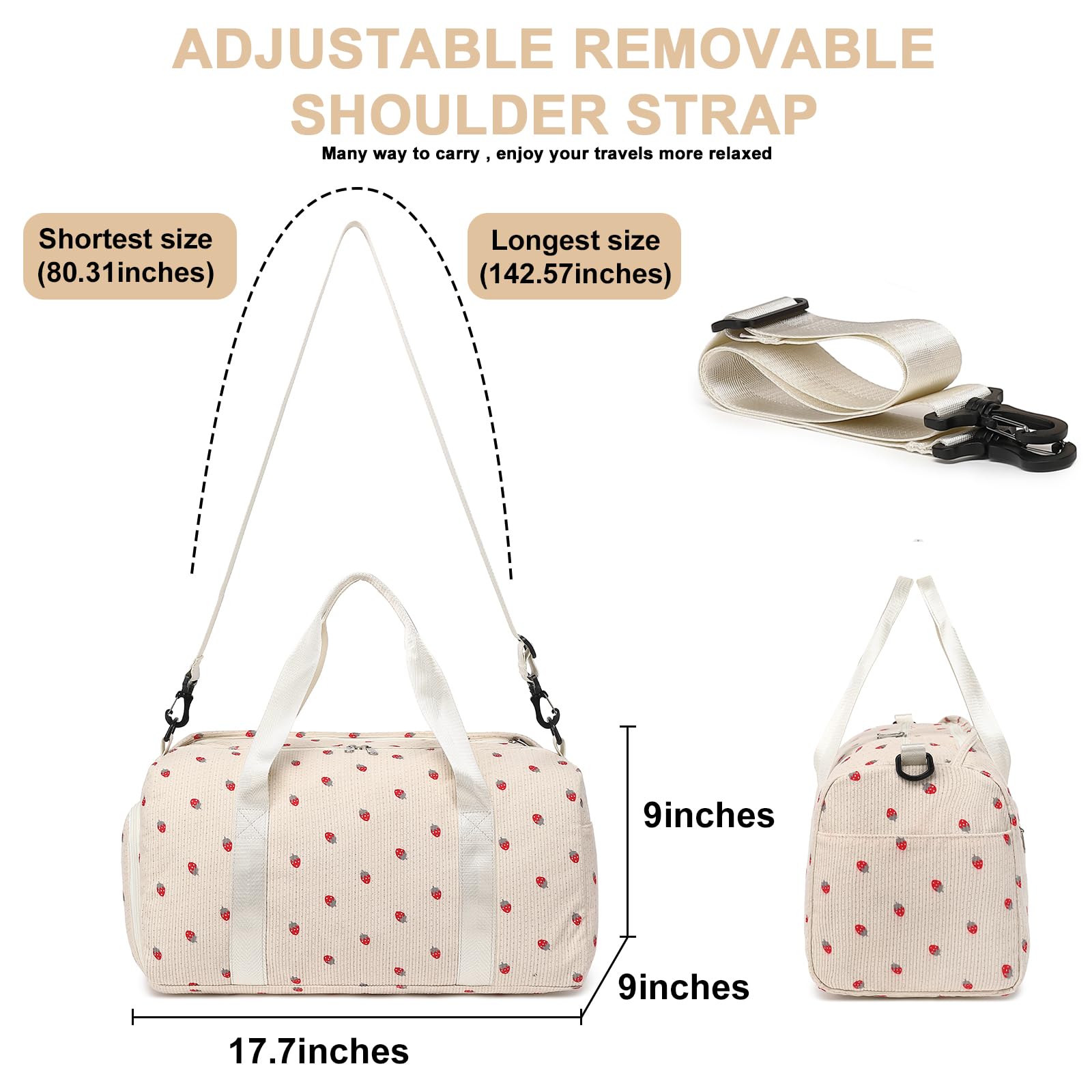 Foto 2 | Bolsa De Lona Bluboon Para Niñas Y Niños, Bonita Para Gimnasio, Con Compartimento Para Zapatos - Venta Internacional.