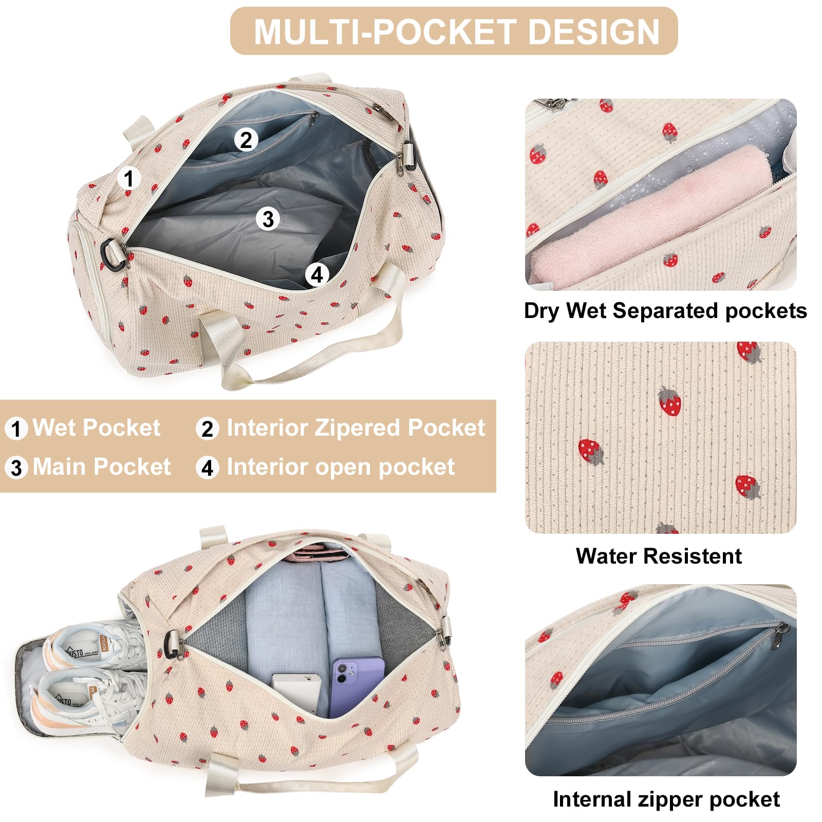 Foto 6 pulgar | Bolsa De Lona Bluboon Para Niñas Y Niños, Bonita Para Gimnasio, Con Compartimento Para Zapatos - Venta Internacional.