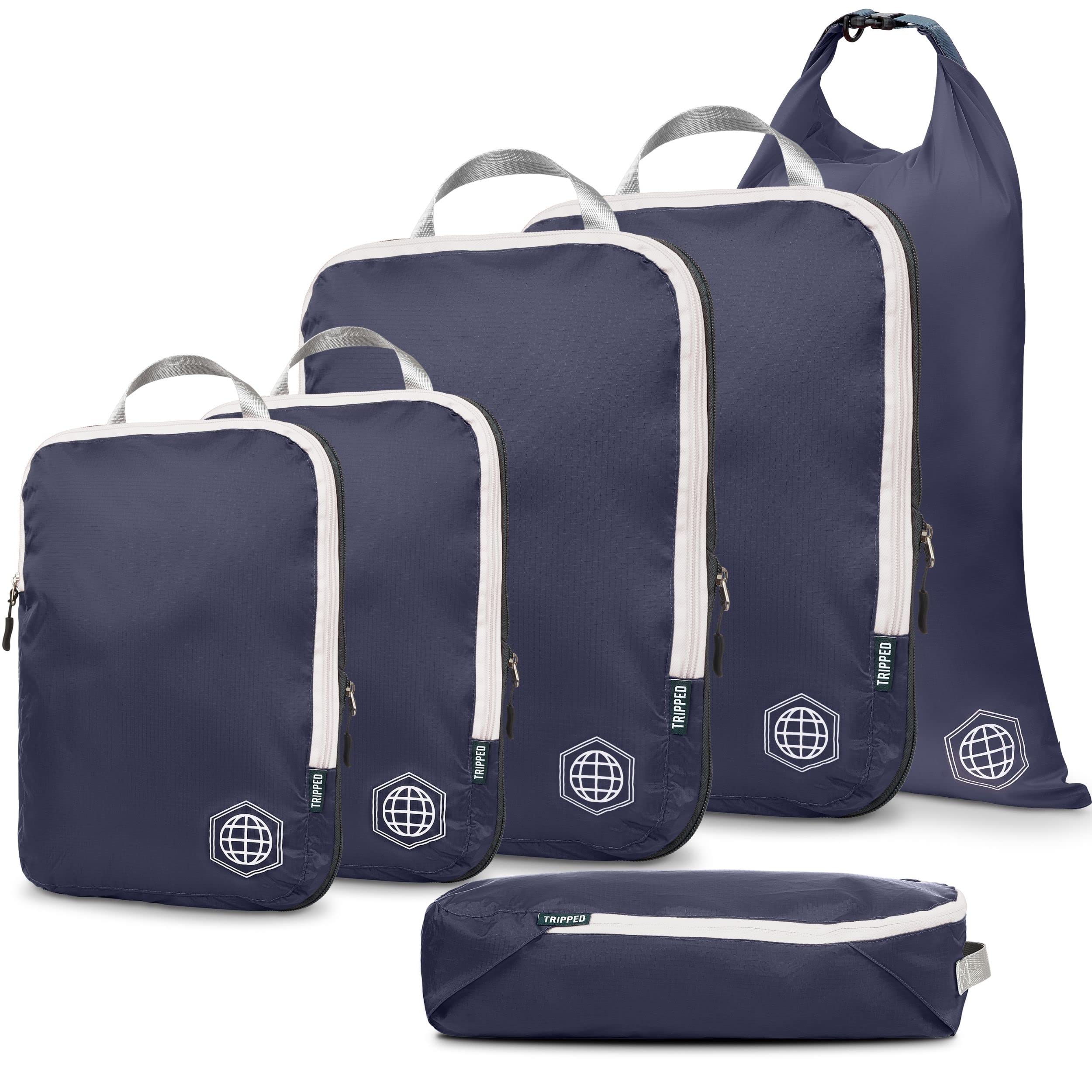 Foto 1 | Juego De 6 Piezas Con Cubos De Embalaje De Compresión Tripped Travel Gear - Venta Internacional.