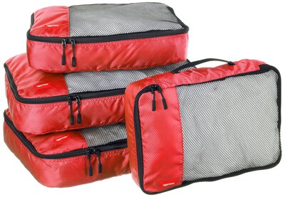 Foto 1 | Juego De Cubos Organizadores De Viajes Para Empacar Amazon Basics, 4 Piezas - Venta Internacional.