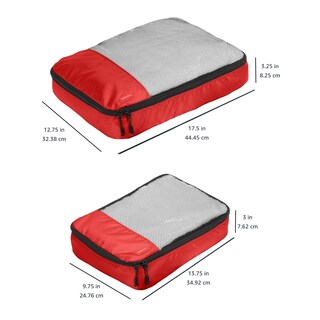 Foto 3 | Juego De Cubos Organizadores De Viajes Para Empacar Amazon Basics, 4 Piezas - Venta Internacional.