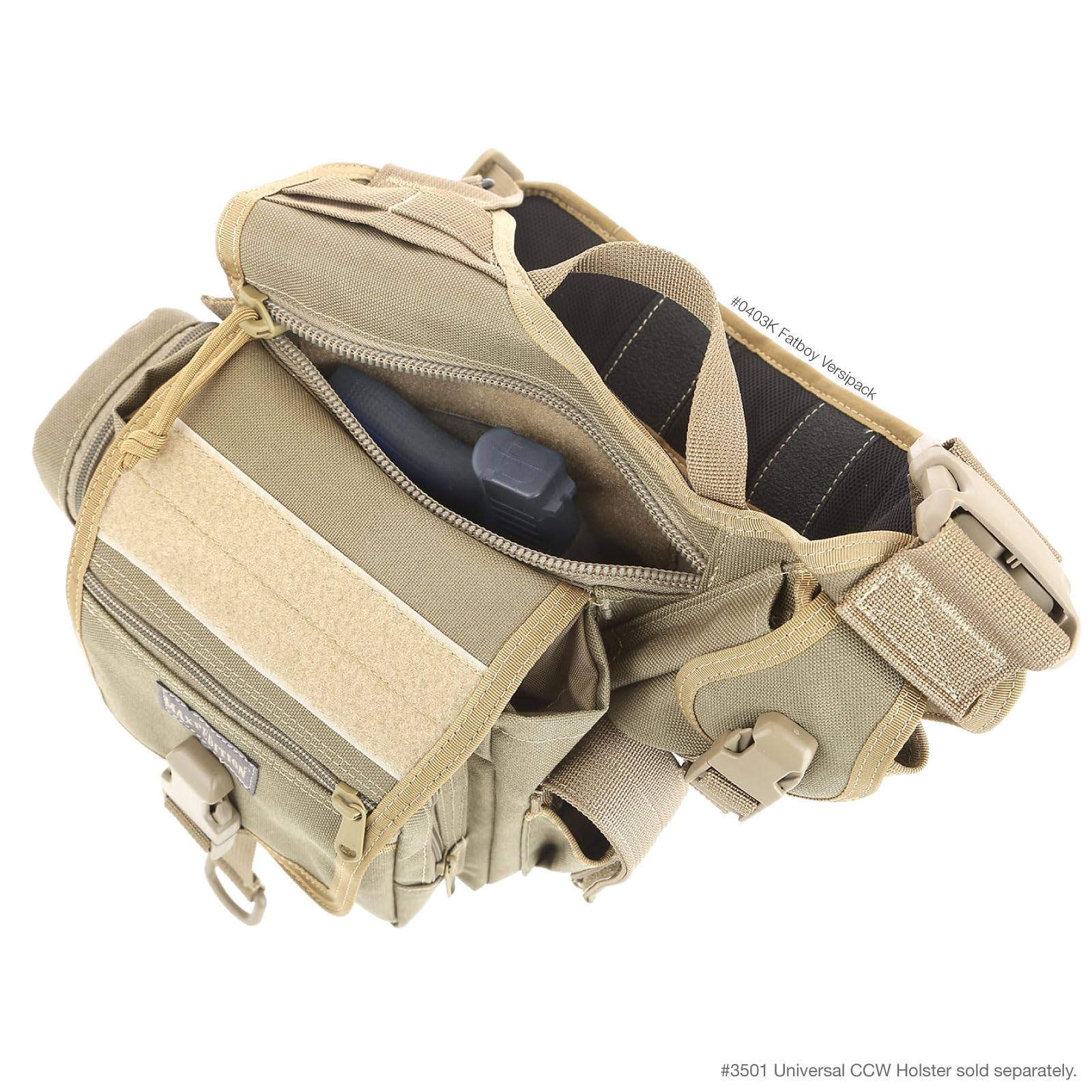 Foto 7 pulgar | Bolsa De Equipo Maxpedition Fatboy Versipack Khaki - Venta Internacional.