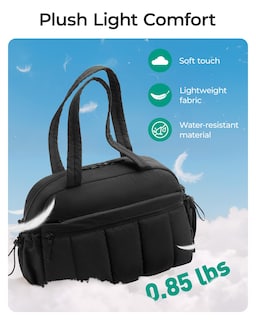 Foto 4 | Bolsa De Viaje Bagsmart Para Viajes O Gimnasio Para Mujer, Color Negro - Venta Internacional.
