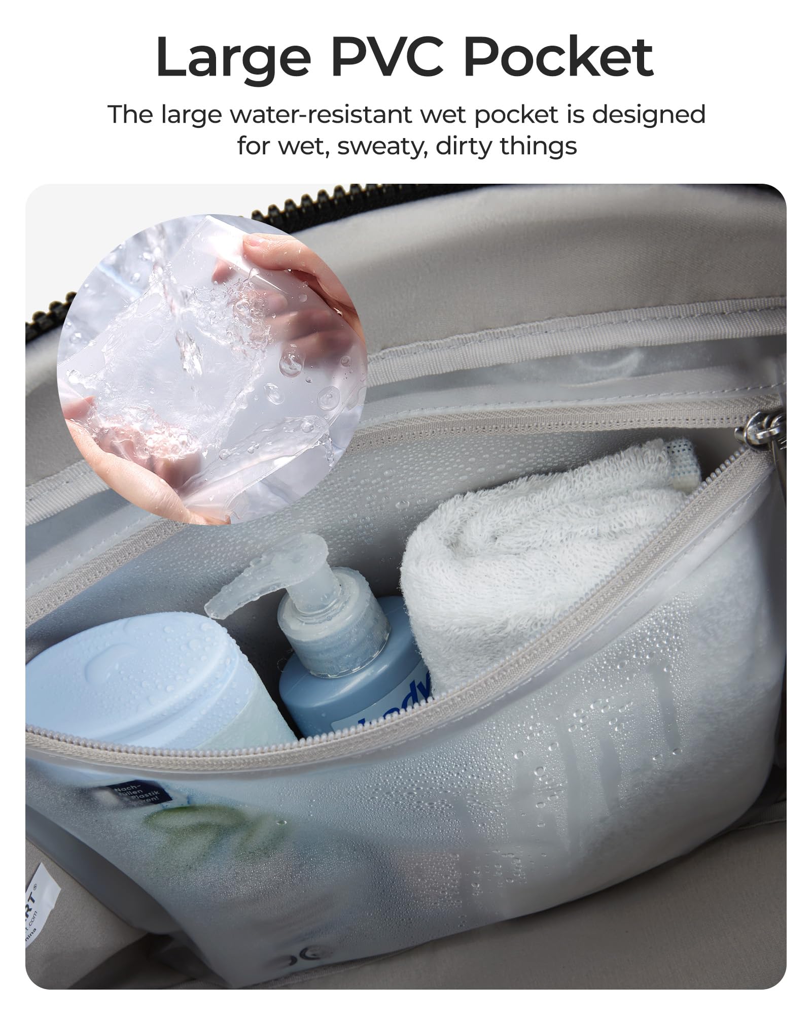 Foto 6 pulgar | Bolsa De Viaje Bagsmart Para Viajes O Gimnasio Para Mujer, Color Negro - Venta Internacional.