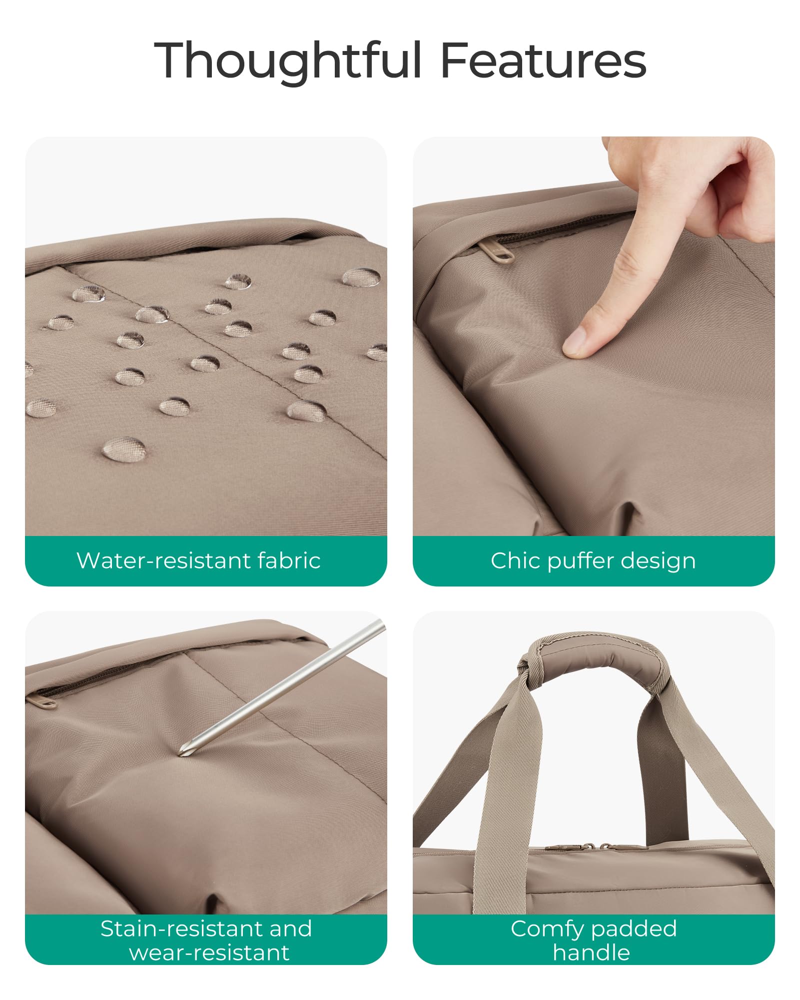 Foto 7 pulgar | Bolsa De Viaje Bagsmart Rolling Con Ruedas 55l Negra - Venta Internacional.