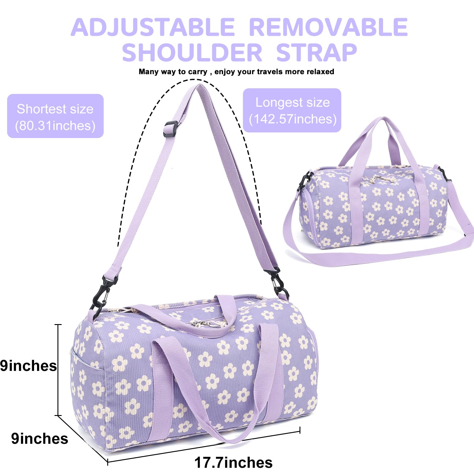 Foto 3 pulgar | Bolsa De Lona Bluboon Para Niñas Y Niños, Bonita Para Gimnasio, Con Compartimento Para Zapatos - Venta Internacional.