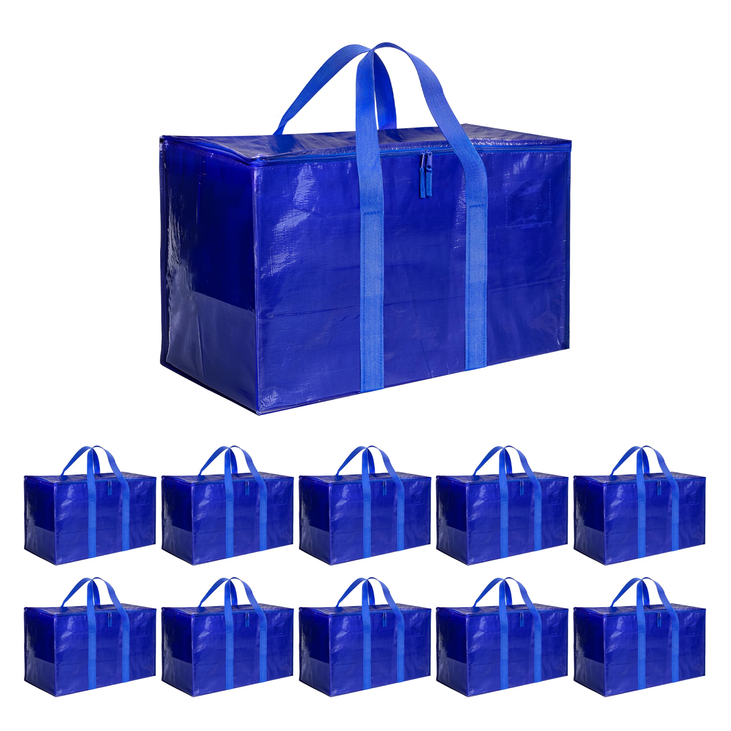 Foto 2 pulgar | Bolsas De Mudanza Simple Deluxe  Paquete De 10 Unidades  Extra Grandes  Azules - Venta Internacional.