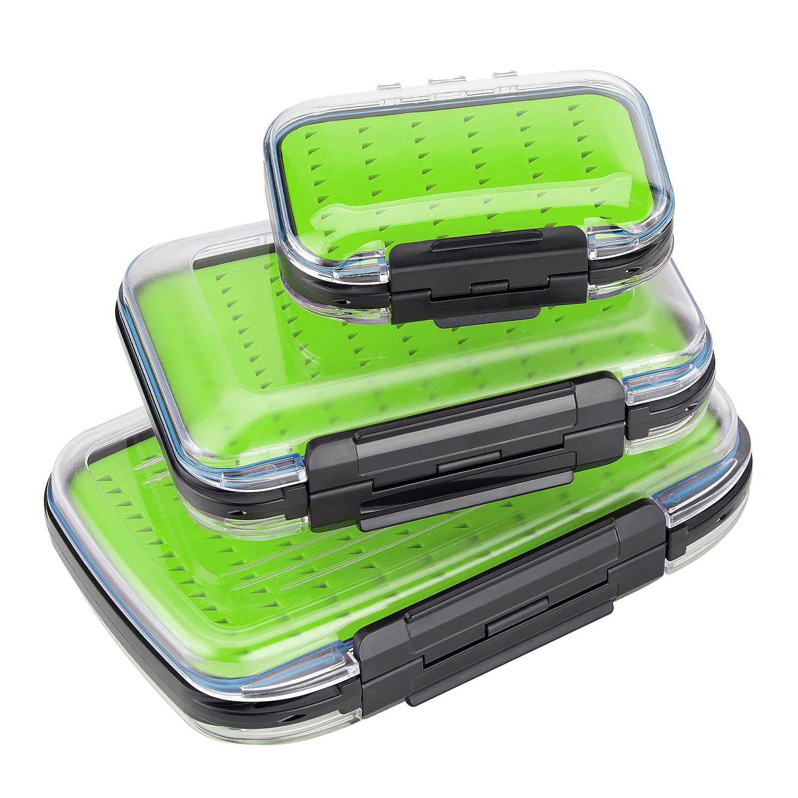 Foto 2 pulgar | Cajas De Pesca Con Mosca Gonex, Impermeables Y Ligeras, Verdes - Venta Internacional.