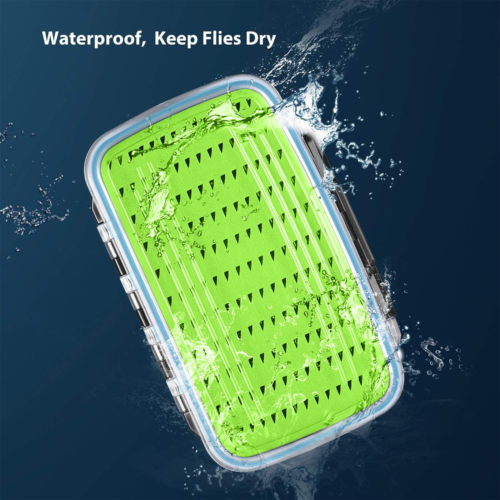 Foto 7 pulgar | Cajas De Pesca Con Mosca Gonex, Impermeables Y Ligeras, Verdes - Venta Internacional.