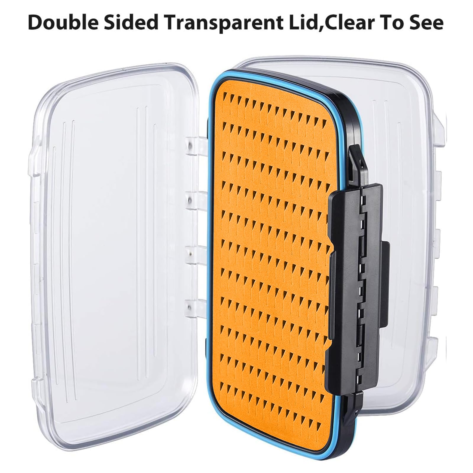 Foto 6 pulgar | Caja De Pesca Con Mosca Gonex, Impermeable Y Ligera, Naranja - Venta Internacional.