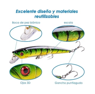 Foto 2 | Señuelos para Pesca Eo Safe Imports Esi2913 49 Piezas