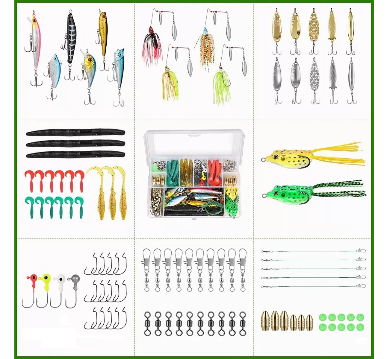 Foto 4 pulgar | Kit de Curricanes Pesca 102 Piezas Eo Safe Imports Esi-3749 Multicolor