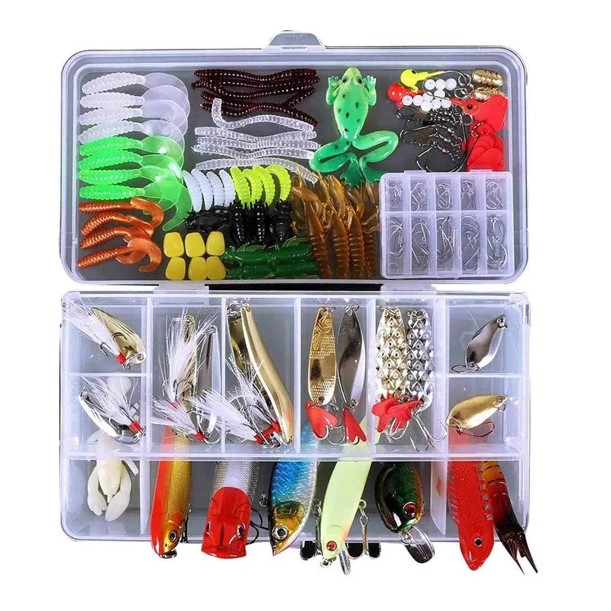 Kit Señuelos Eo Safe Imports ESI-3755 Multicolor para Pesca de Río 181 PZAS