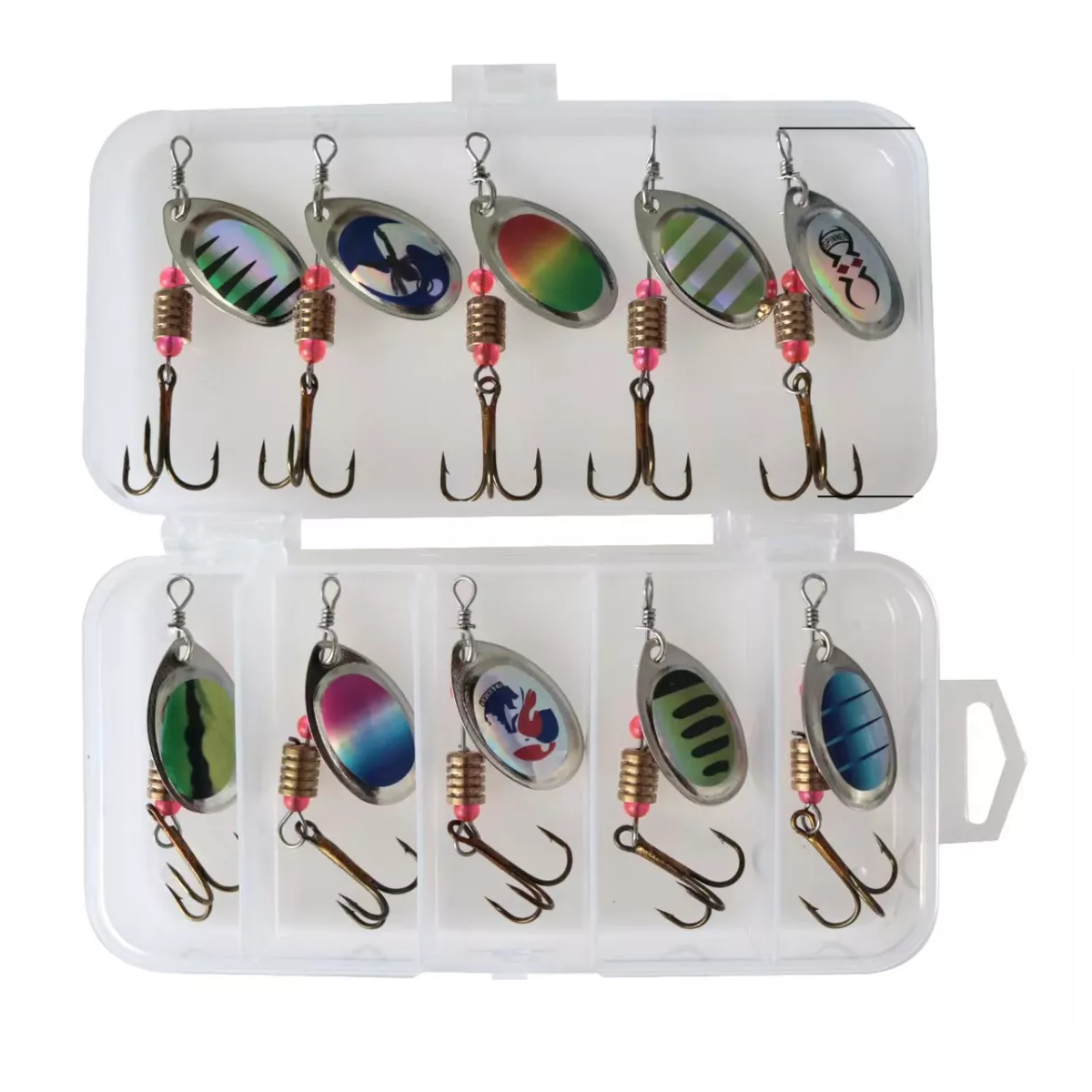 Juego de 11 Piezas de Pesca con Señuelos Eo Safe Imports Esi-9577 Multicolor