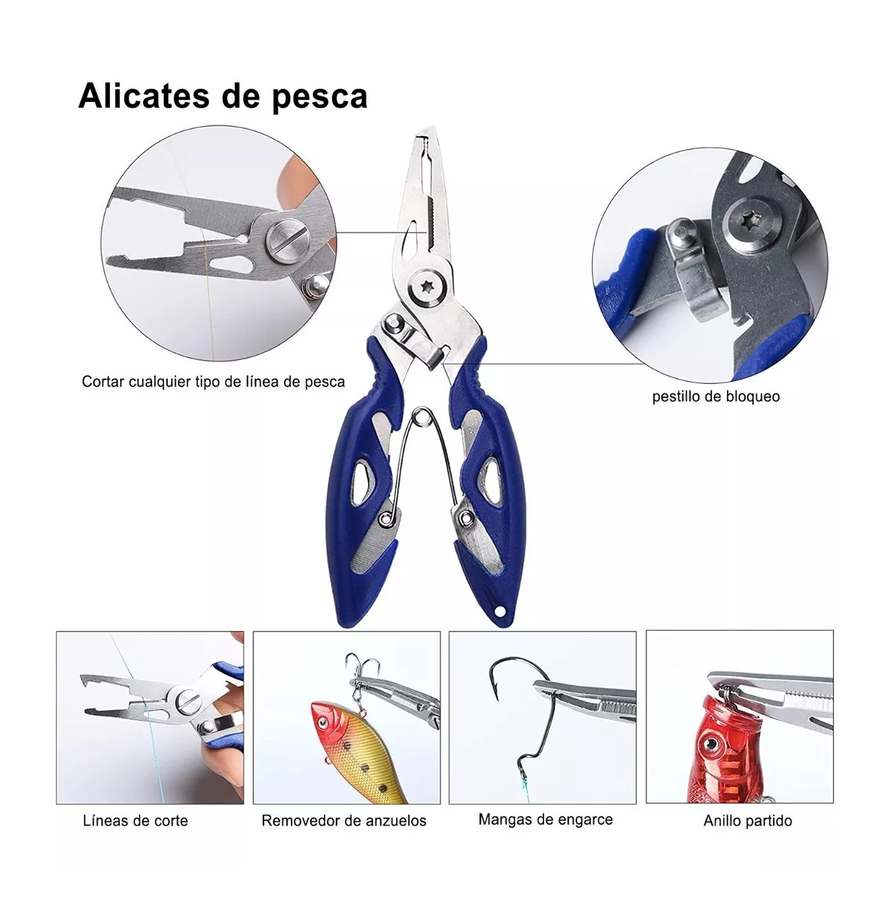 Foto 5 pulgar | Kit de Accesorios para Pesca Belug con Caja Negro 264 Piezas