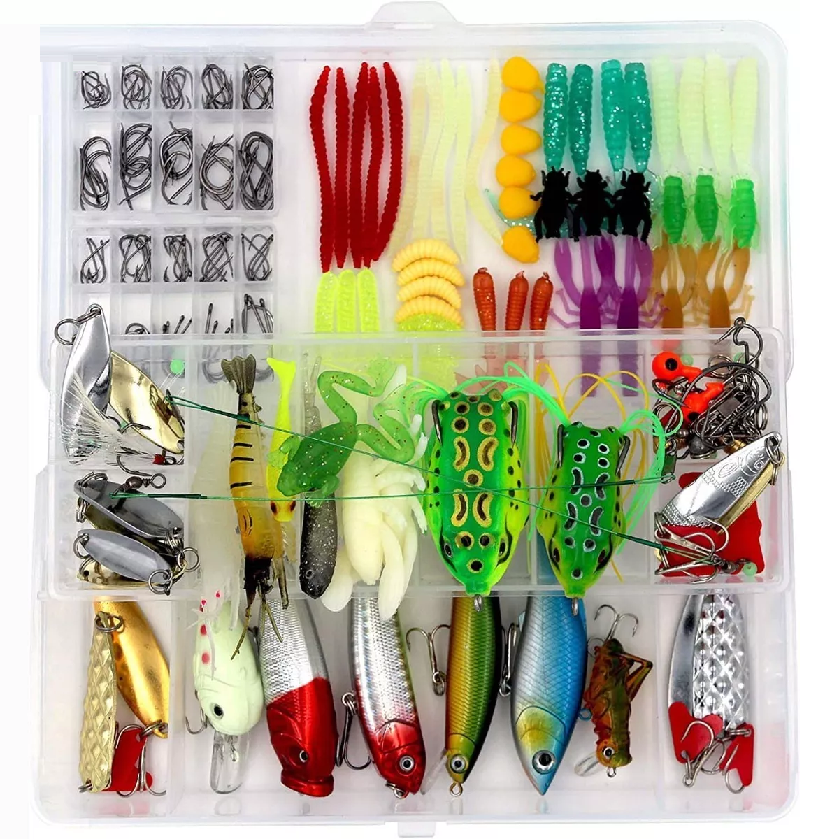 Foto 2 pulgar | Señuelos Para Pesca De Río Kit Señuelos Con Una Caja 234 Pcs  Eo Safe Imports Esi-11614 Multicolor