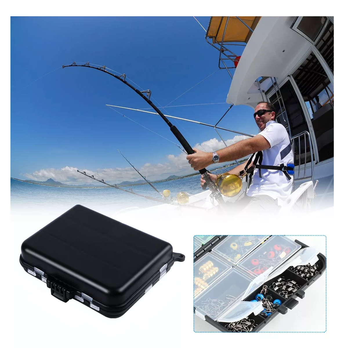 Foto 5 pulgar | Kit De Accesorios Para Pesca 172 Piezas Con Caja