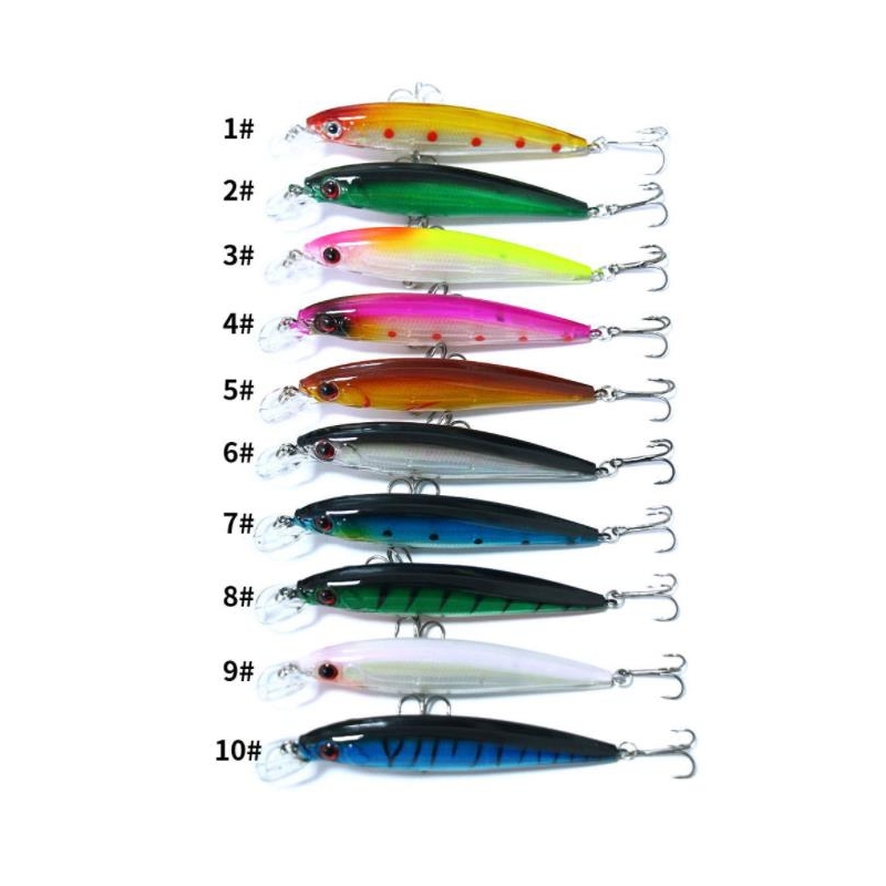 Foto 3 pulgar | Paquete De 10 Señuelos De Pesca Rapala Para Corvina Y Lenguado, 11 Cm, 13,5 G - Venta Internacional.