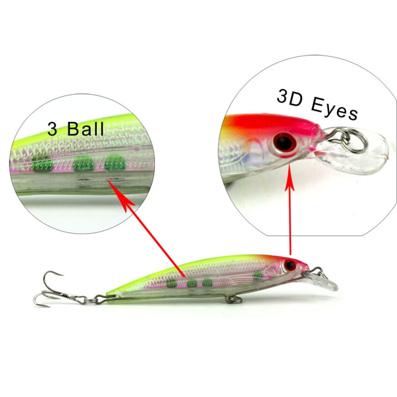 Foto 7 pulgar | Paquete De 10 Señuelos Rapala Para Pesca De Corvina Y Lenguado - Venta Internacional.