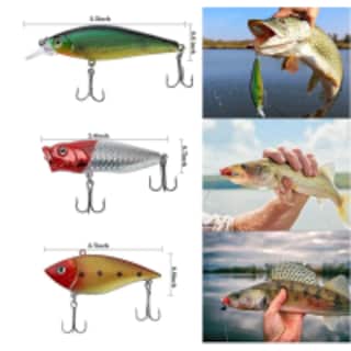 Foto 3 | Kit De Señuelos Realistas Pesca Con Una Caja Eo Safe Imports Esi-1808-1 Multicolor
