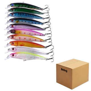 Foto 1 | 10 Curricán Belug Minnow Láser 11 Cm 14 G De Pesca Multicolor
