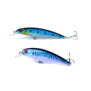 Foto 4 | 10 Curricán Belug Minnow Láser 11 Cm 14 G De Pesca Multicolor