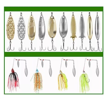 Foto 2 | Señuelos Pesca Profesional, Kit De Curricanes Pesca 102 Pcs Eo Safe Imports Esi-3749-1 Multicolor