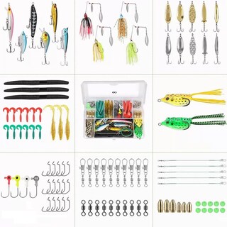 Foto 3 | Señuelos Pesca Profesional, Kit De Curricanes Pesca 102 Pcs Eo Safe Imports Esi-3749-1 Multicolor